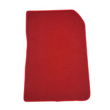 12-13 Honda Civic Coupe Floor Mats Liner Front Rear - Nylon Red Carpets 4PC