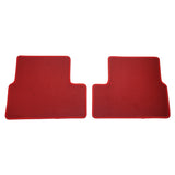 12-13 Honda Civic Coupe Floor Mats Liner Front Rear - Nylon Red Carpets 4PC