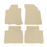 13-16 Nissan Altima Car Floor Mats Liner Front Rear Nylon Beige Carpets 4PC