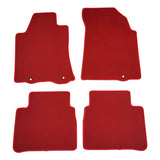 13-16 Nissan Altima Car Floor Mats Liner Front Rear - Nylon Red Carpets 4PC