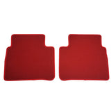 13-16 Nissan Altima Car Floor Mats Liner Front Rear - Nylon Red Carpets 4PC