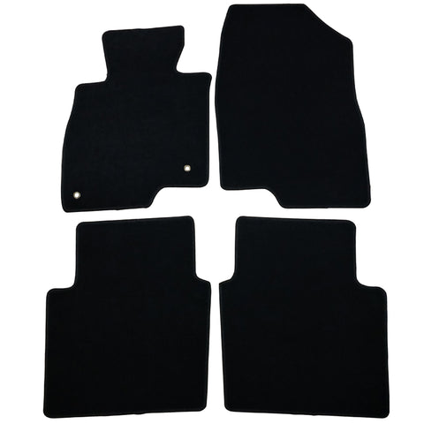 13-17 Mazda 6 Black Nylon Floor Mats Carpets