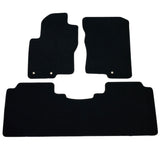 14-17 Nissan Frontier Floor Mats Carpets Front & Rear 3PC Black Nylon