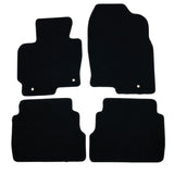13-17 Mazda CX-5 Floor Mats Carpets Front & Rear 4PC Black Nylon