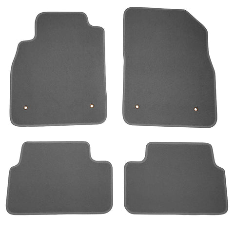 08-16 Chevrolet Cruze Floor Mats Liner Front Rear Nylon Grey Carpets 4PCS