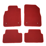 08-16 Chevrolet Cruze Floor Mats Liner Front Rear Nylon Red Carpets