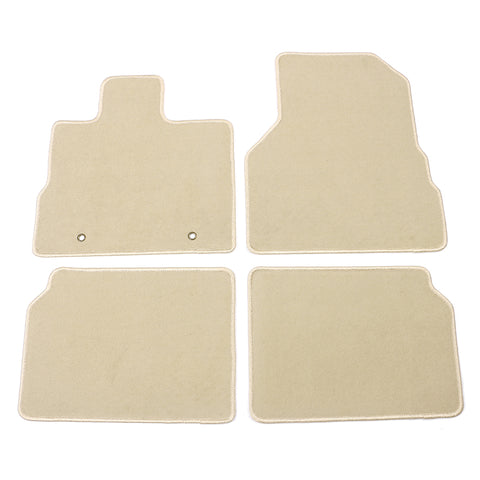 10-17 Chevrolet Equinox Floor Mats Liner Front Rear - Nylon Beige Carpets 4PC