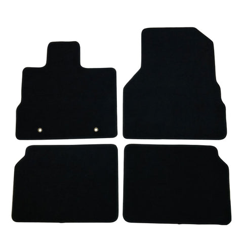 10-17 Chevy Equinox Floor Mats Carpets Front & Rear 4PC Black Nylon