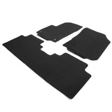 18-20 Chevy Equinox Floor Mats Carpet Front & Rear 3PC Set Black Polyester