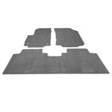 18-20 Chevy Equinox Floor Mats Carpet Front & Rear 3PC Set Grey Polyester