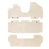 11-17 Honda Odyssey Nylon Car Floor Mats Carpet Front & Rear 3PC Set Beige