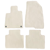 18-21 Honda Accord Nylon Car Floor Mats Carpet Front & Rear 4PC - Beige