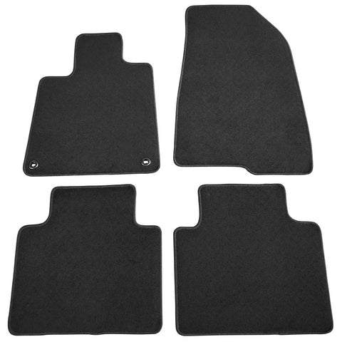 18-21 Honda Accord Nylon Car Floor Mats Carpet Front & Rear 4PC - Black