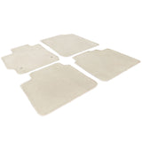 07-11 Toyota Camry Nylon Car Floor Mats Carpet Front & Rear 4PC - Beige