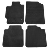 07-11 Toyota Camry Nylon Car Floor Mats Carpet Front & Rear 4PC - Black