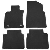 18-22 Toyota Camry Nylon Car Floor Mats Carpet Front & Rear 4PC - Black