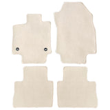 19-22 Toyota RAV4 Nylon Car Floor Mats Carpet Front & Rear 4PC - Beige