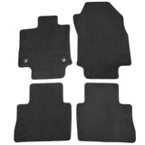 19-22 Toyota RAV4 Nylon Car Floor Mats Carpet Front & Rear 4PC - Black