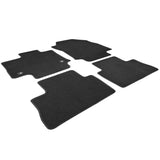 19-22 Toyota RAV4 Nylon Car Floor Mats Carpet Front & Rear 4PC - Black