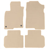 22- Honda Civic Sedan Nylon Beige Floor Mats Carpet Front & Rear 4PCS Set