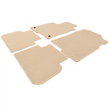 22- Honda Civic Sedan Nylon Beige Floor Mats Carpet Front & Rear 4PCS Set