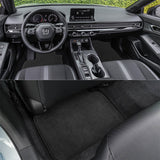 22- Honda Civic Sedan Floor Mats Carpet - Nylon Gray 4PCS Set