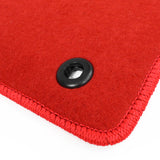 2022 Honda Civic Sedan Car Floor Mats Liner Front Rear Nylon Red Carpet 4PC