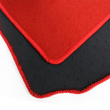 2022 Honda Civic Sedan Car Floor Mats Liner Front Rear Nylon Red Carpet 4PC