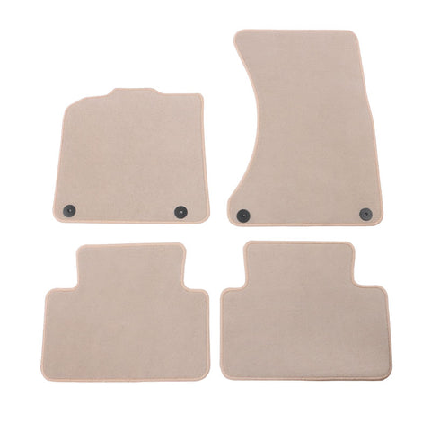 15-22 Porsche Macan Driver Passenger Floor Mats Carpets - Nylon Beige