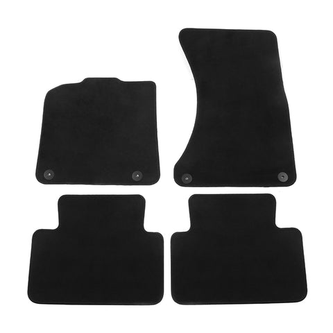 15-22 Porsche Macan Driver Passenger Floor Mats Carpets - Nylon Black