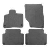 07-15 Audi Q7 Nylon Car Auto Floor Mats Liner Gray Front Rear Carpets Set