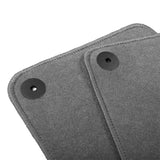 07-15 Audi Q7 Nylon Car Auto Floor Mats Liner Gray Front Rear Carpets Set