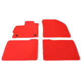 12-15 Toyota Prius Nylon Car Floor Mats Liner Red Front Rear Carpets Set