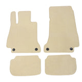 18-23 Benz W238 E-Class Nylon Floor Mats Liner Beige Front Rear Carpets Set