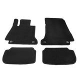 18-23 Benz W238 E-Class Nylon Floor Mats Liner Black Front Rear Carpets Set