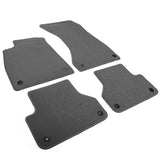 19-23 Audi RS5 Sportback Nylon Floor Mats Liner Gray Front Rear Carpet Set