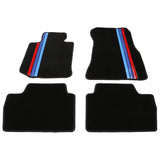 21-23 BMW G22 4 Series Nylon Floor Mats Front Rear Carpet Black Color Strip