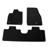 21-23 Ford Mustang Mach-E Nylon Floor Mats Liner Front Rear Carpets - Black