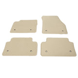 18-21 Jaguar E-Pace Nylon Floor Mats Liner Front Rear Car Carpets - Beige