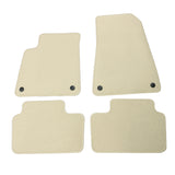 21-23 Polestar 2 Nylon Car Floor Mats Liner Beige Front Rear Carpets - Beige