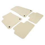 21-23 Polestar 2 Nylon Car Floor Mats Liner Beige Front Rear Carpets - Beige