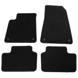 21-23 Polestar 2 Nylon Car Floor Mats Liner Front Rear Carpets - Black