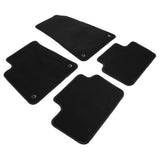 21-23 Polestar 2 Nylon Car Floor Mats Liner Front Rear Carpets - Black