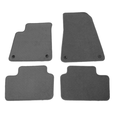 21-23 Polestar 2 Nylon Car Floor Mats Liner Gray Front Rear Carpets 4PC