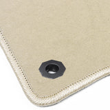 10-23 Toyota 4Runner Nylon Car Floor Mats Liner Front Rear Carpets - Beige