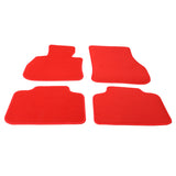 17-23 Mini Cooper Countryman Nylon Floor Mats Liner Front Rear Carpet - Red