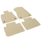 14-23 Lexus IS250 IS300 IS350 Nylon Floor Mats Liner Beige Front Rear Carpet