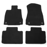 14-23 Lexus IS250 IS300 IS350 Nylon Floor Mats Liner Front Rear Carpet - Black