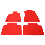 14-23 Lexus IS250 IS300 IS350 Nylon Floor Mats Liner Red Front Rear Carpet