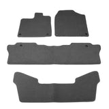 16-23 Honda Pilot Nylon Car Auto Floor Mats Liner Gray Front Rear Carpets